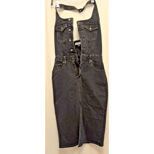 Universal Thread 4 NWOT denim jumper long heavyweight nice!